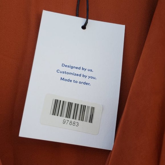 Fame and Partners Rust High Low Dress - Picture 6 of 7